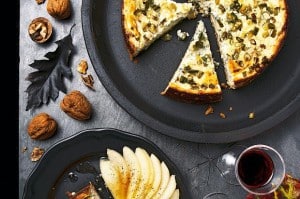 Cheescake roquefort et poires