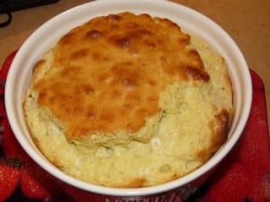 soufflé au roquefort